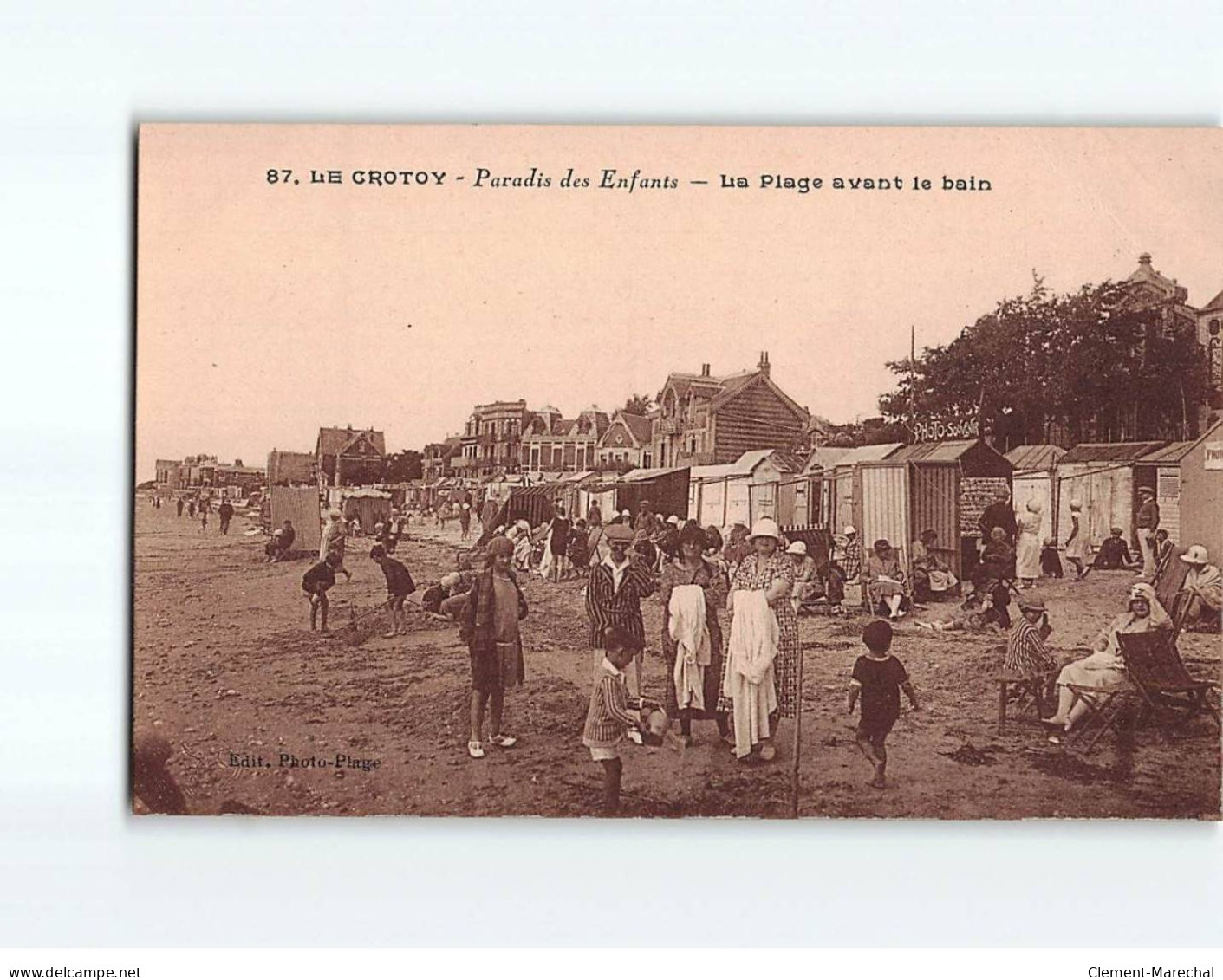 LE CROTOY : Paradis Des Enfants, La Plage Avant Le Bain - Très Bon état - Le Crotoy