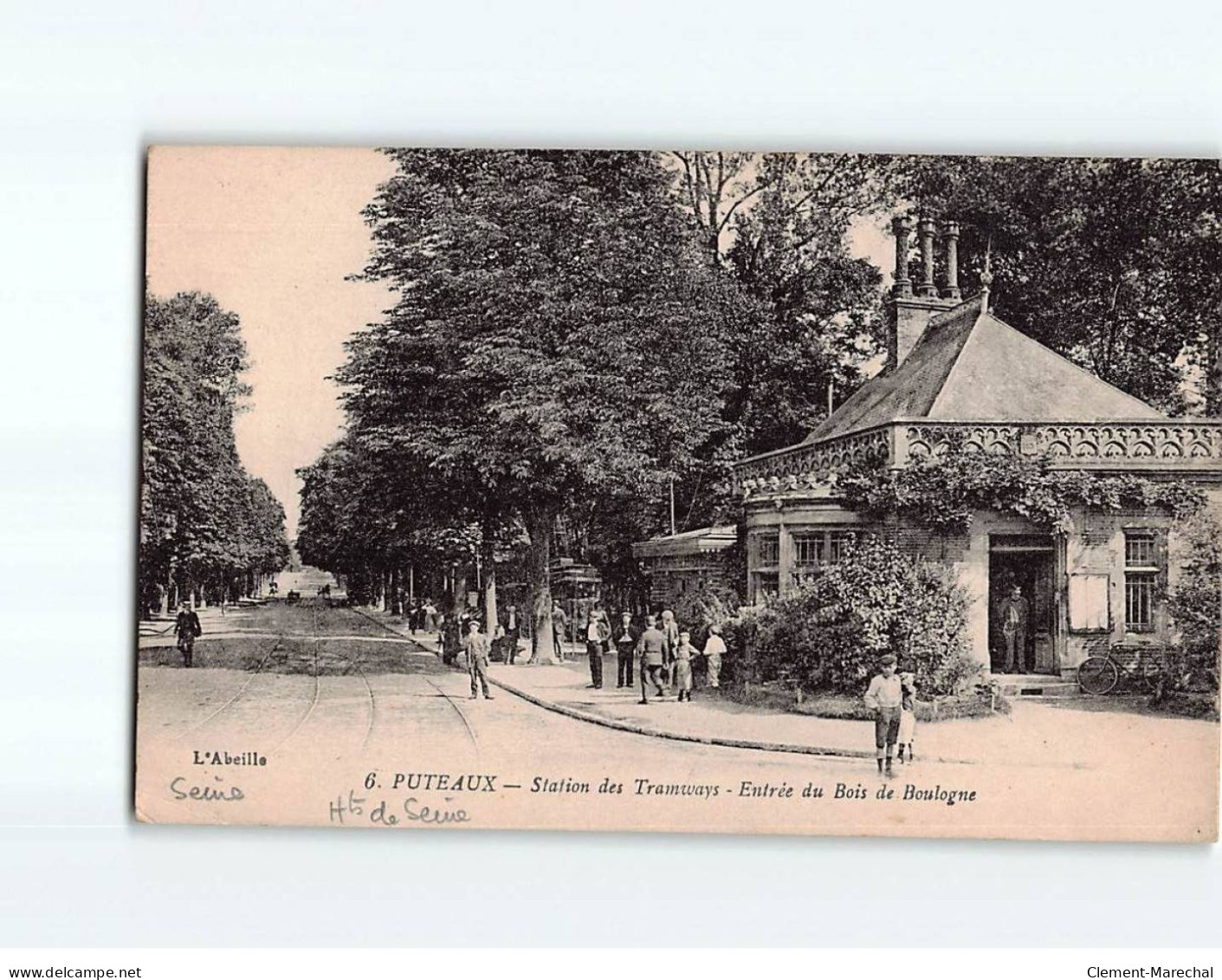 PUTEAUX : Station Des Tramways, Entrée Du Bois De Boulogne - Très Bon état - Puteaux