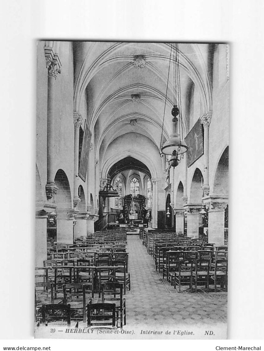 HERBLAY : L'intérieur De L'Eglise - Très Bon état - Herblay