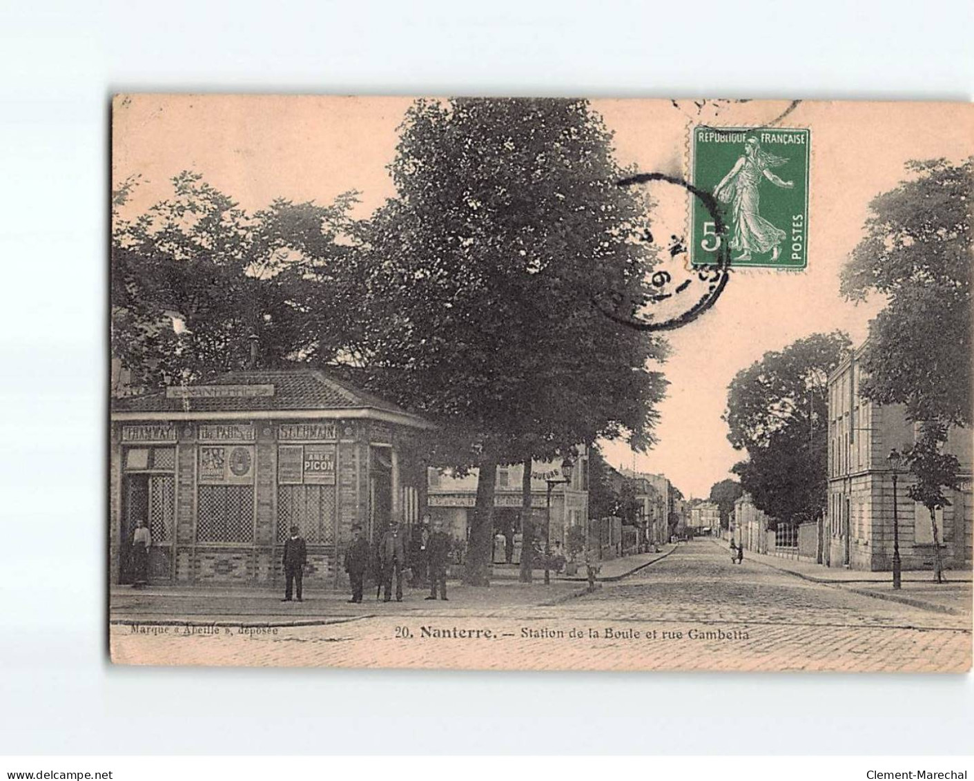 NANTERRE : Station De La Boule Et Rue Gambetta - état - Nanterre