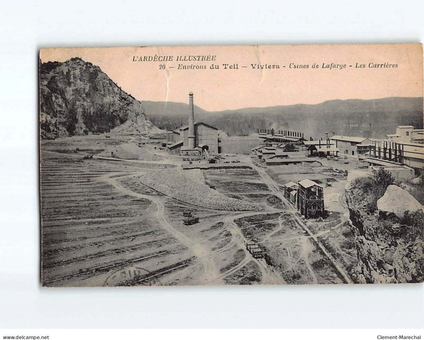 VIVIERS: Usines De Lafarge, Les Carrières - état - Viviers