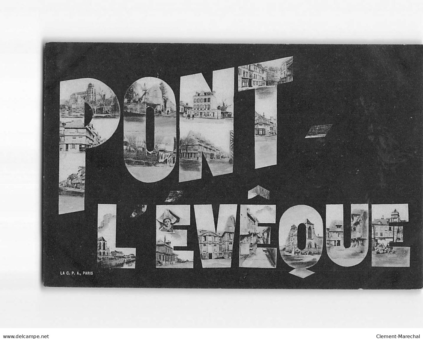 PONT L'EVEQUE : Carte Souvenir - Très Bon état - Pont-l'Evèque