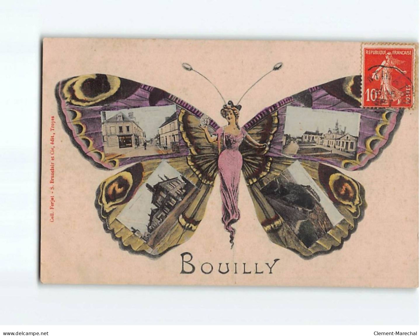 BOUILLY : Carte Souvenir - état - Andere & Zonder Classificatie