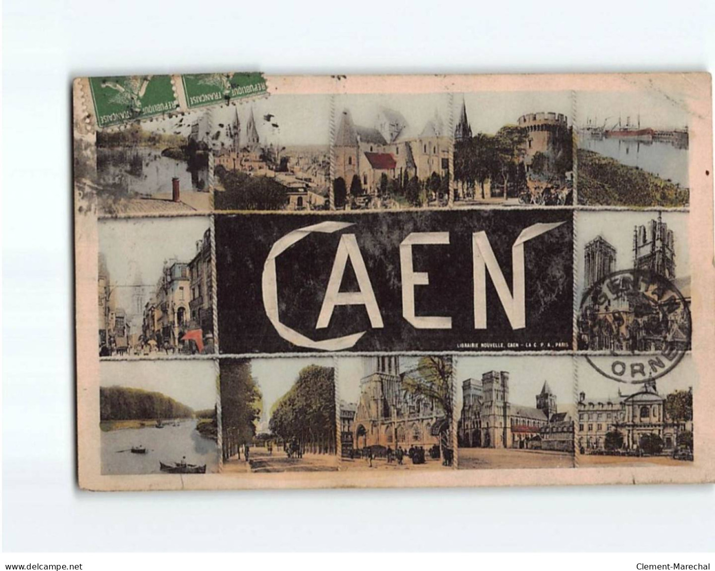 CAEN : Carte Souvenir - état - Caen