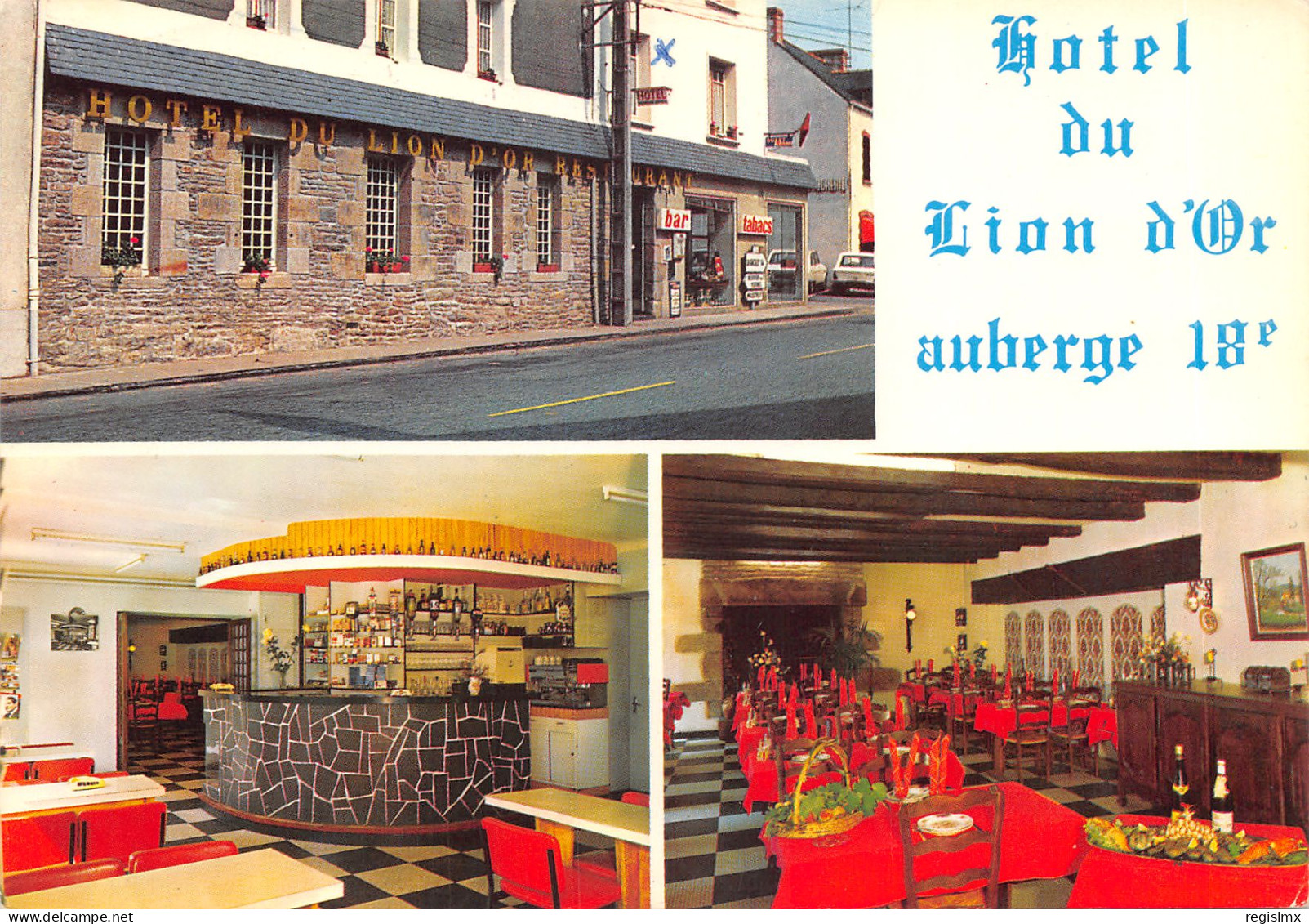 56-SAINT GRAVE-HOTEL DU LION D OR-N°T571-A/0341 - Andere & Zonder Classificatie