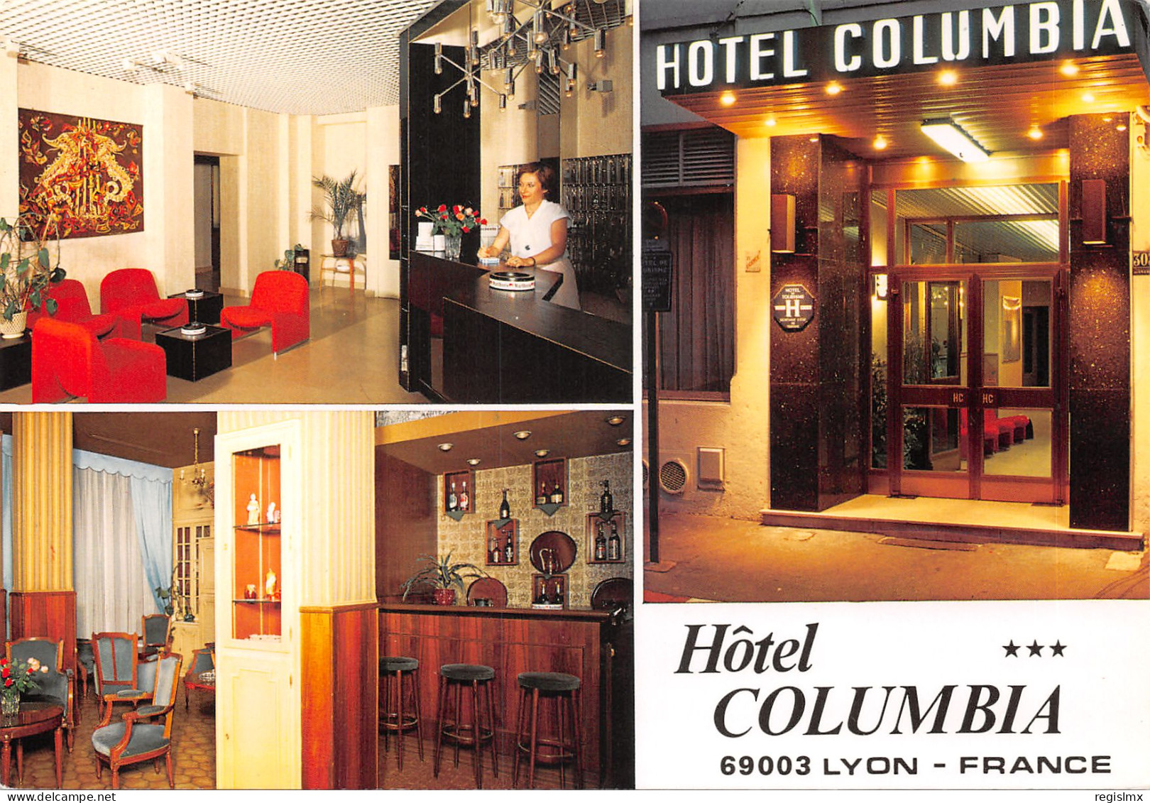 69-LYON-HOTEL COLUMBIA-N°T572-C/0217 - Autres & Non Classés
