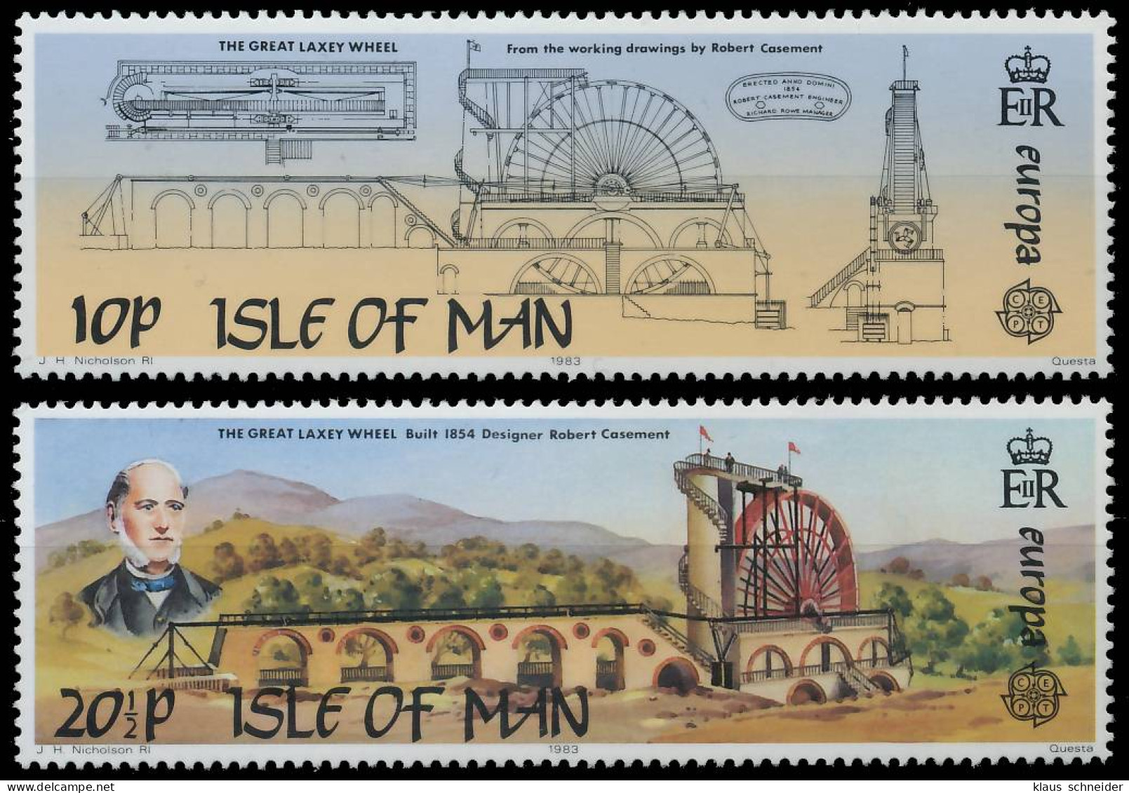 ISLE OF MAN 1983 Nr 240-241 Postfrisch S1E528A - Man (Ile De)