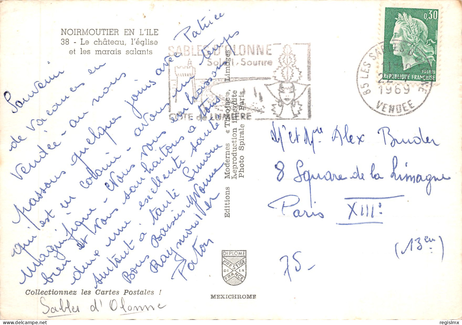 85-ILE DE NOIRMOUTIER-N°T574-C/0327 - Ile De Noirmoutier