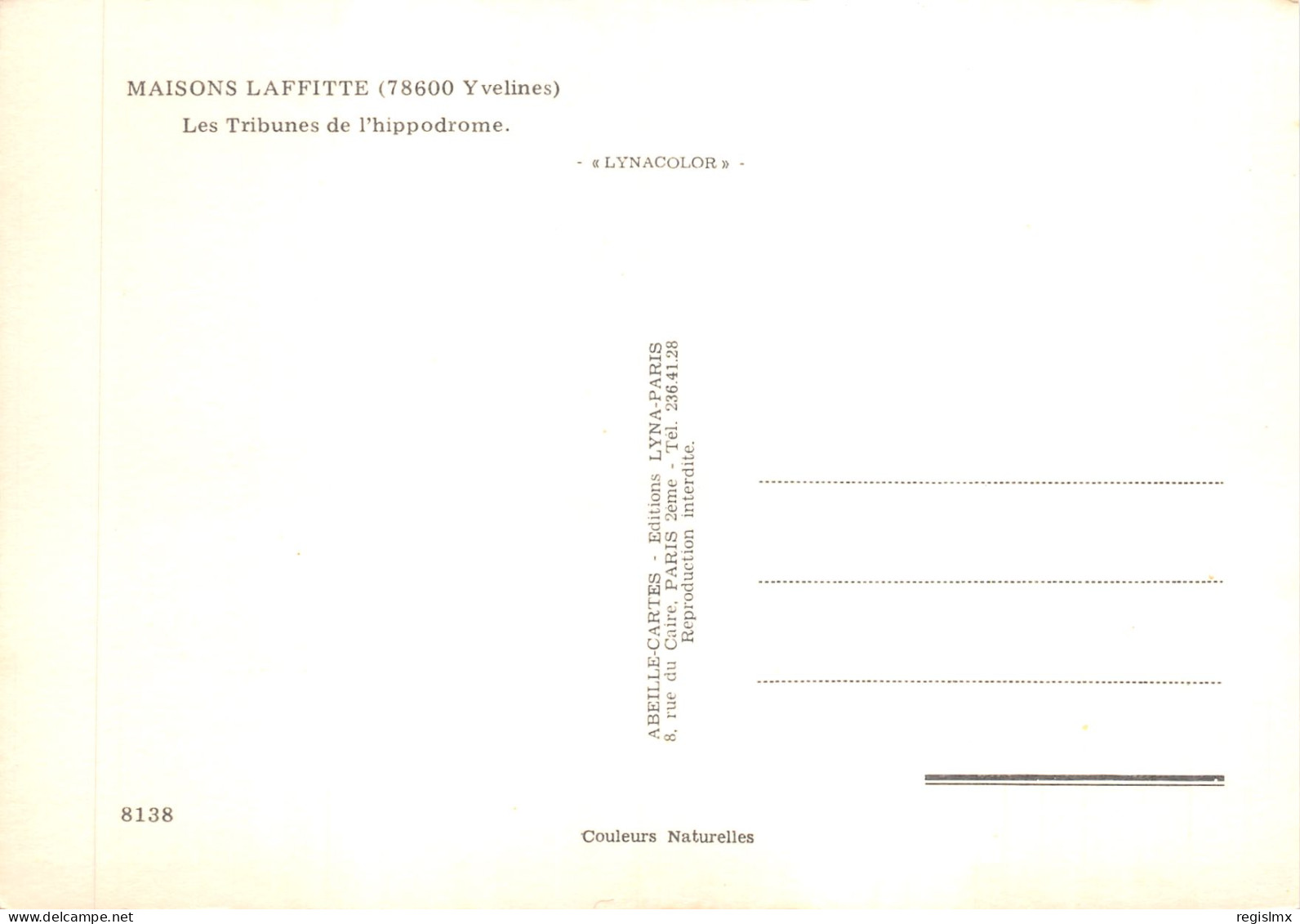 78-MAISONS LAFFITTE-L HIPPODROME-N°T574-A/0181 - Maisons-Laffitte