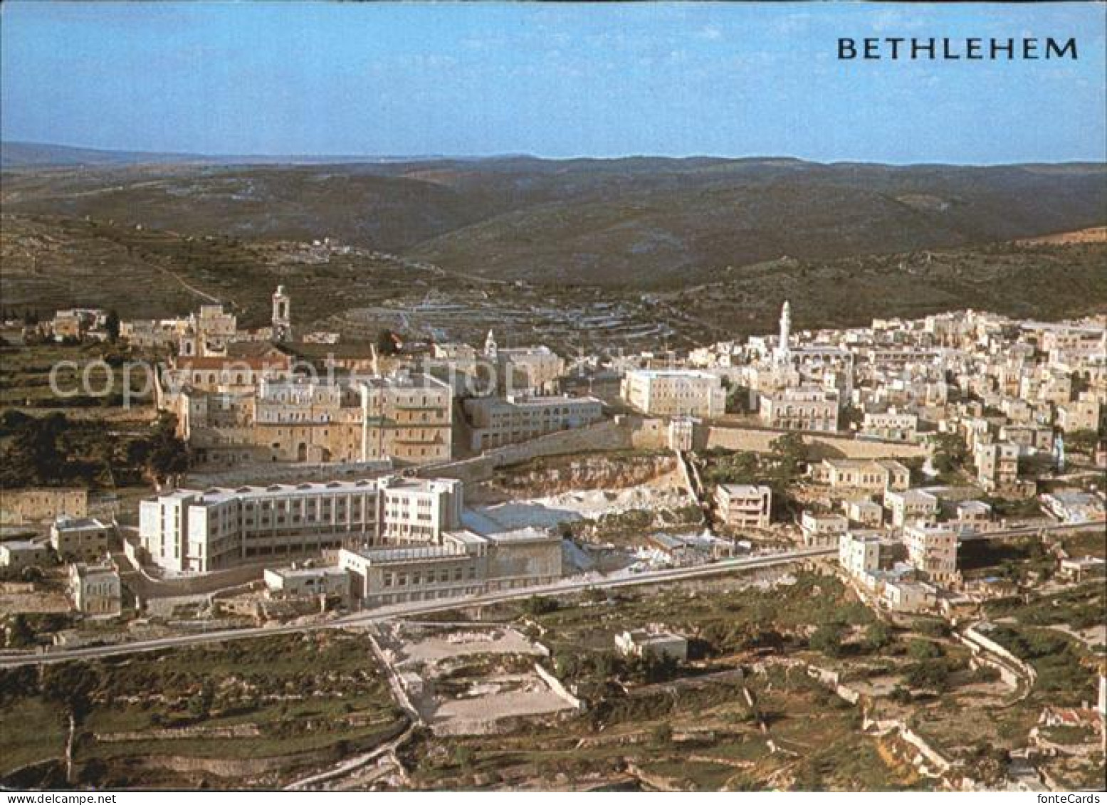 72608403 Bethlehem Yerushalayim Fliegeraufnahme Bethlehem - Israel