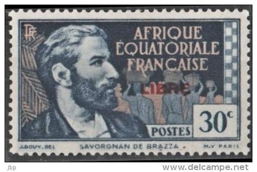 Afrique Equatoriale Française AEF A.E.F. - N° YT 129 Neuf ** Luxe - Unused Stamps