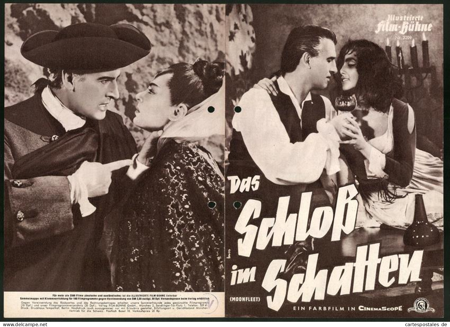 Filmprogramm IFB Nr. 3209, Das Schloss Im Schatten, Stewart Granger, George Sanders, Regie: Fritz Lang  - Magazines