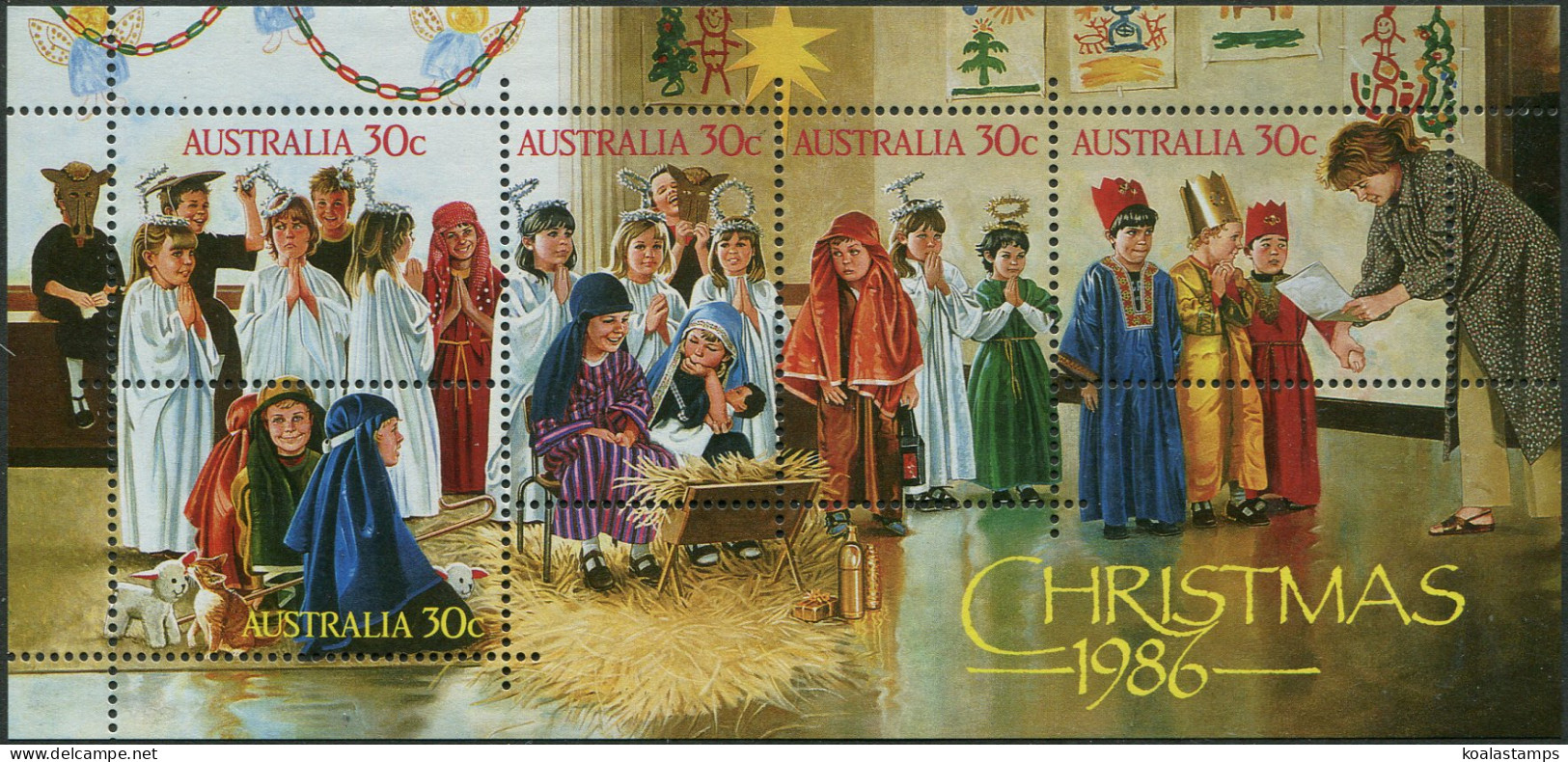 Australia 1986 SG1043 Christmas MS MNH - Sonstige & Ohne Zuordnung