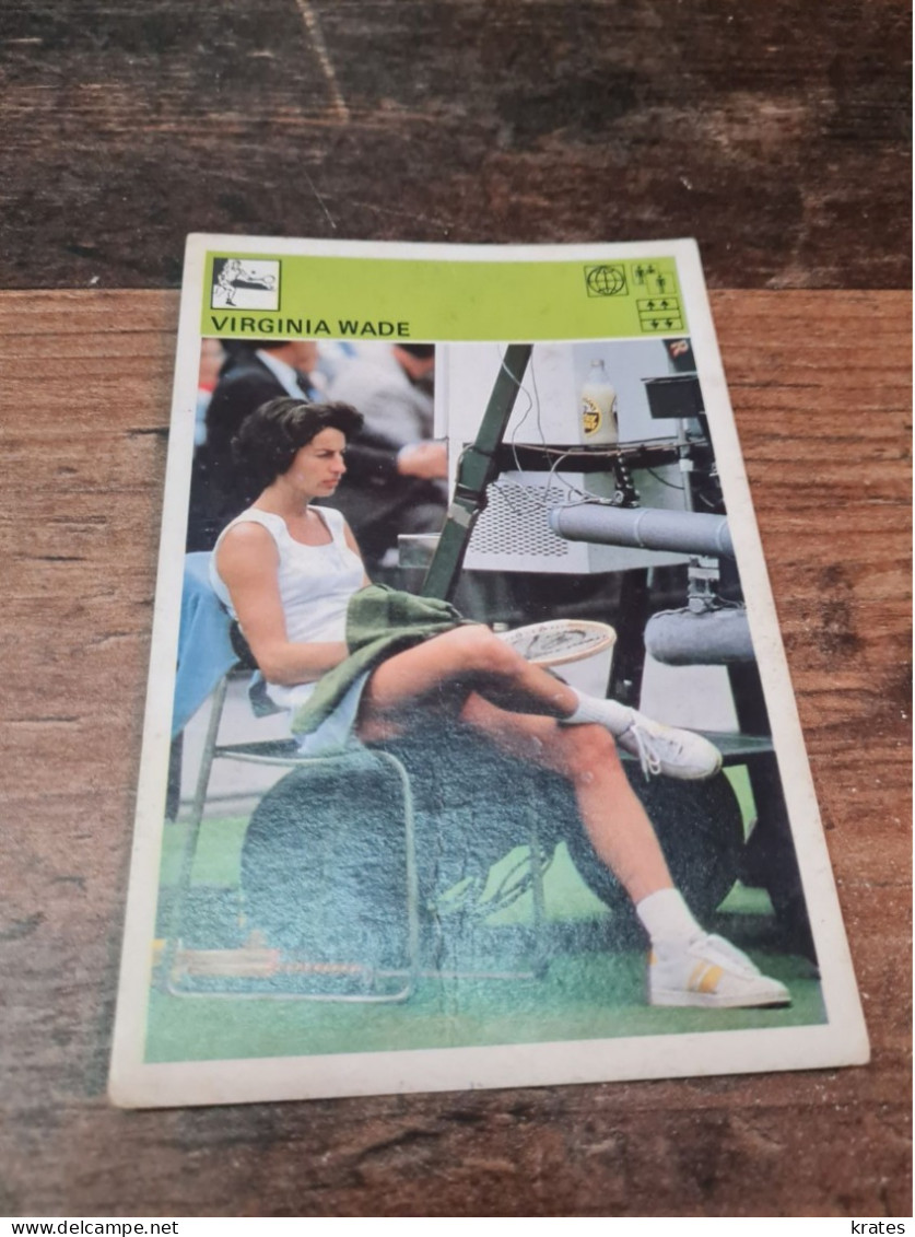 Svijet Sporta Card - Virginia Wade   348 - Tenis