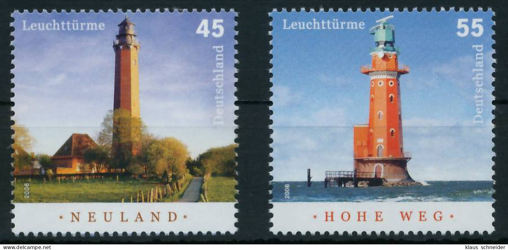 BRD BUND 2006 Nr 2555-2556 Postfrisch S3EF2F2 - Unused Stamps