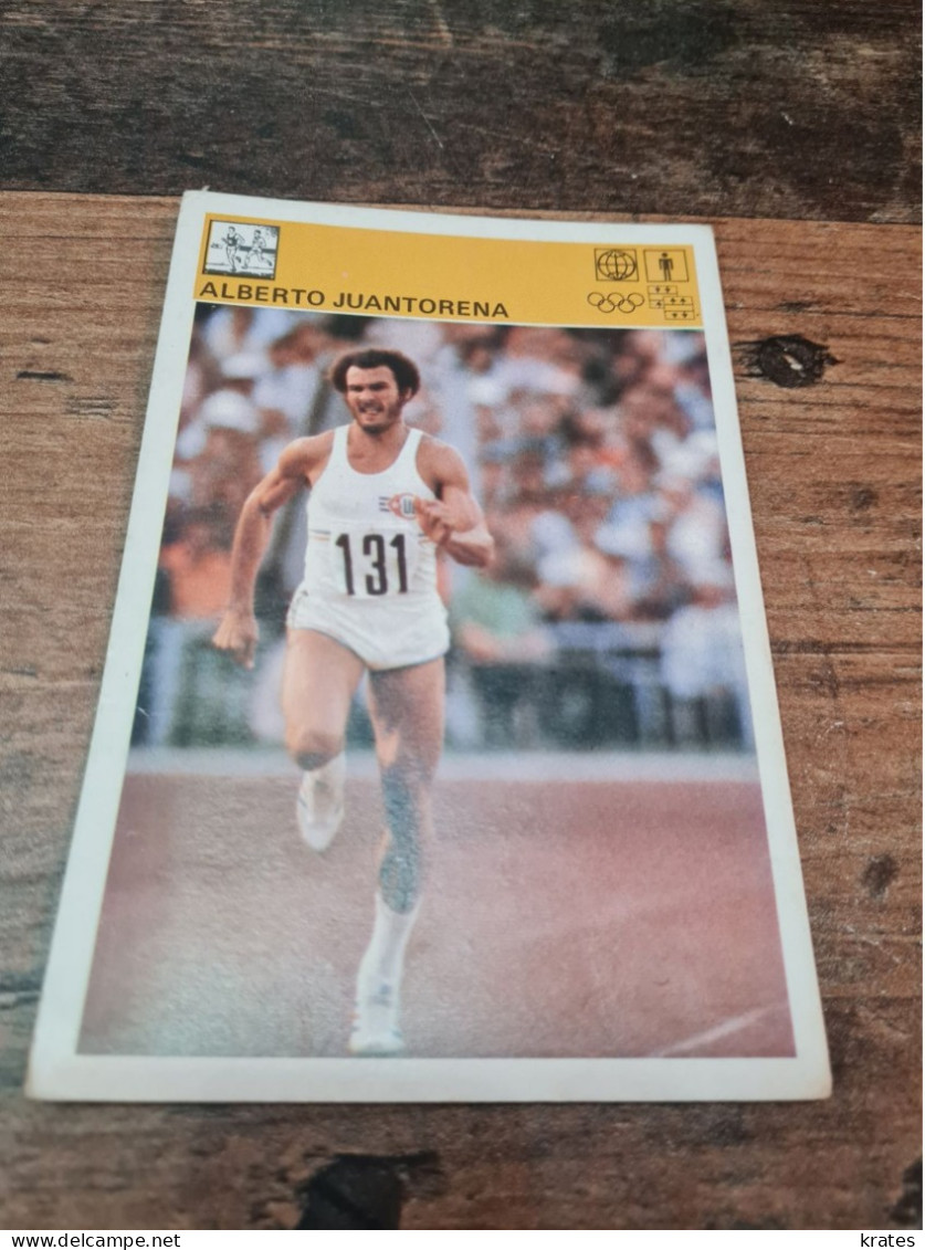 Svijet Sporta Card - Alberto Juantorena   375 - Athletics