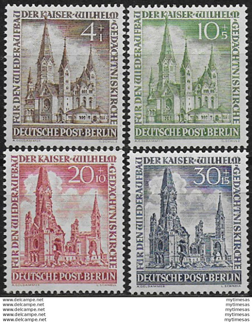 1953 Berlino 4v. MNH Unif. N. 92/95 - Otros & Sin Clasificación