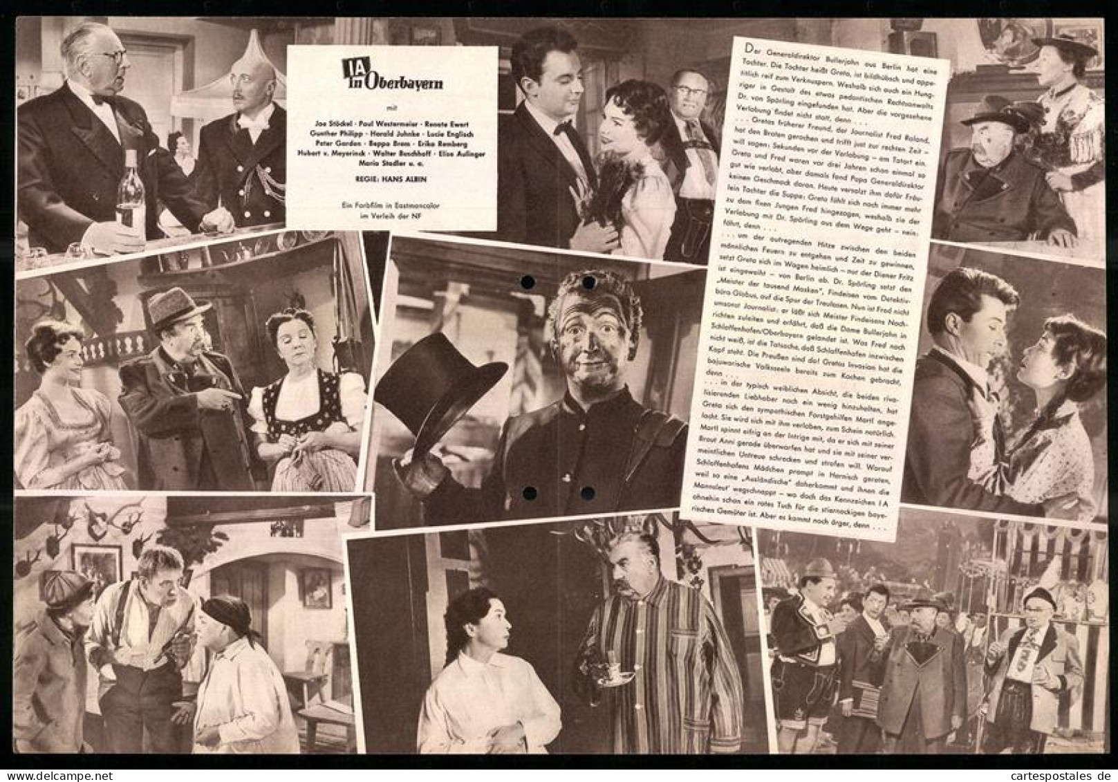 Filmprogramm Unser Hausprogramm, IA In Oberbayern, Joe Stöckel, Paul Westermeier, Regie: Hans Albin  - Zeitschriften