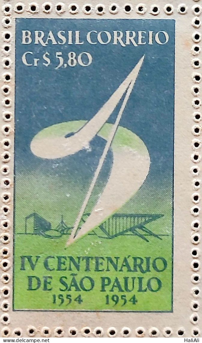 C 295 Brazil Stamp 4 Centenary Of São Paulo 1953 2 - Neufs