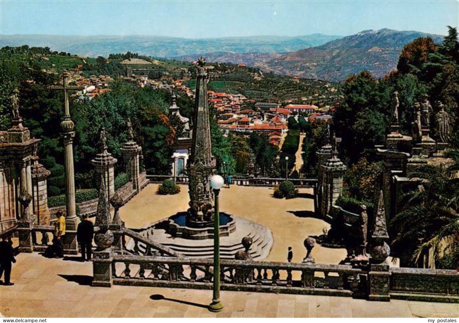 73945249 Lamego_PT Sanctuaire De Notre Dame Des Hermedes Place Des Rois Et La Ci - Autres & Non Classés