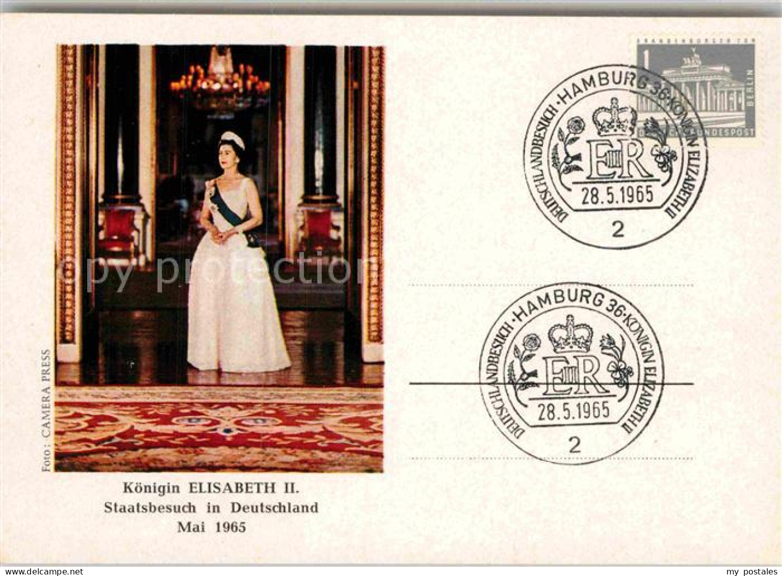 72868316 Hamburg Staatsbesuch Der Koenigign Elisabeth II. Hamburg - Autres & Non Classés