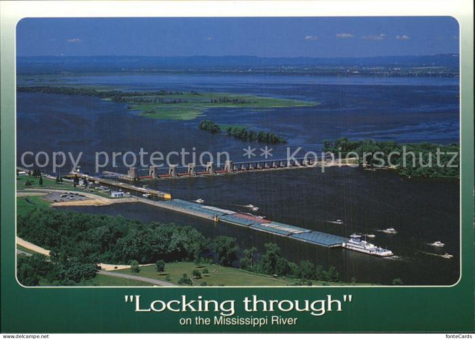 72590541 La_Crosse_Wisconsin Fliegeraufnahme Mississippi River - Other & Unclassified