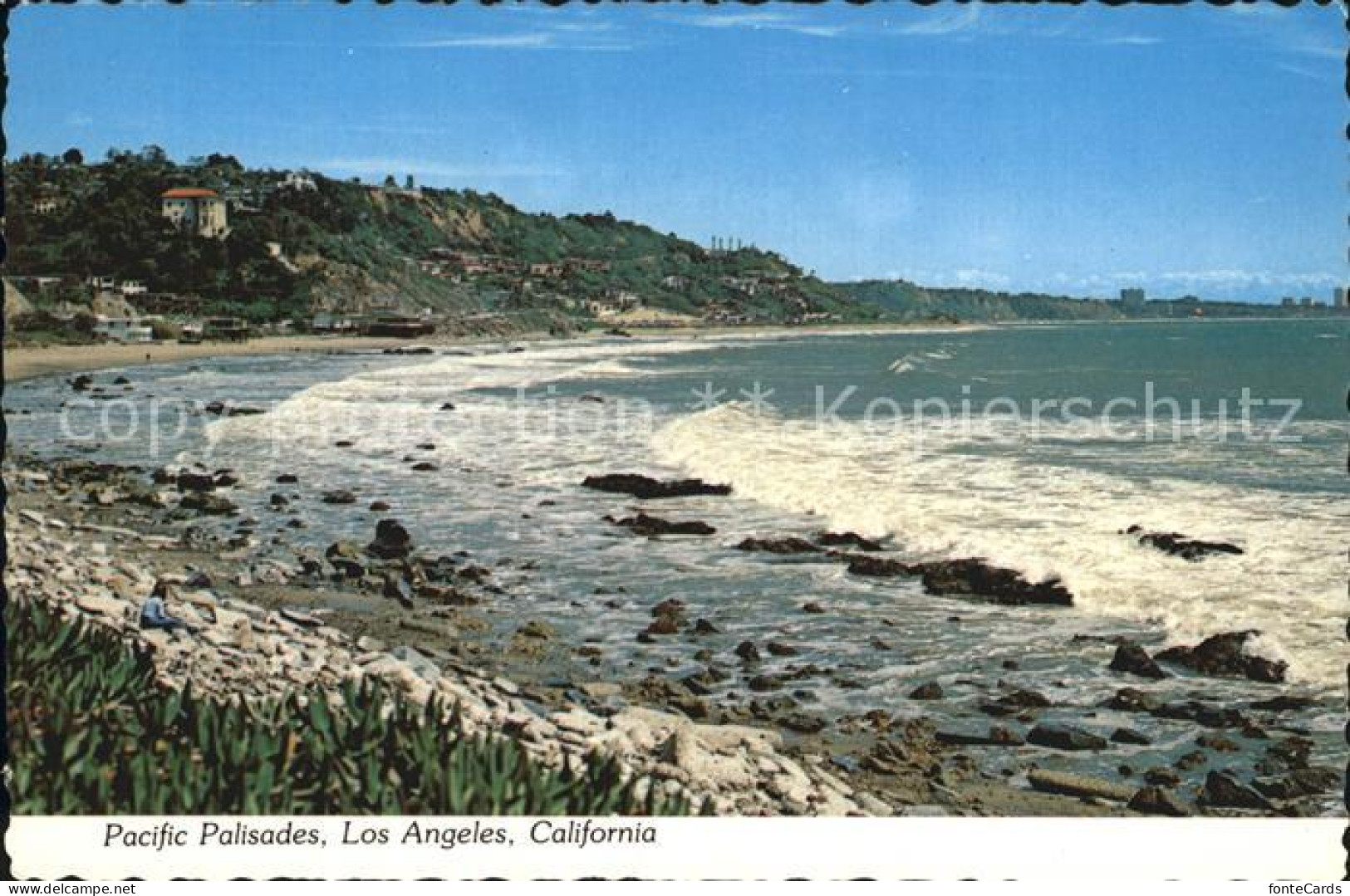 72583944 Los_Angeles_California Pacific Palisades Strand - Autres & Non Classés