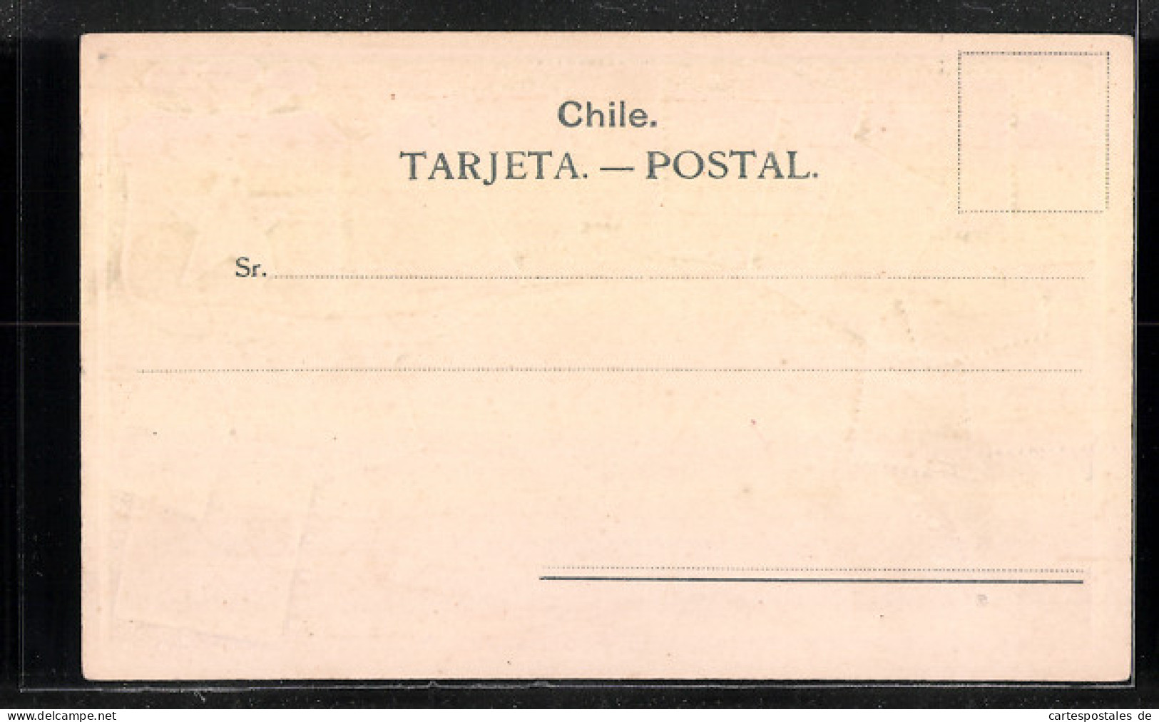 Präge-AK Briefmarken Mit Wappen Von Chile  - Timbres (représentations)