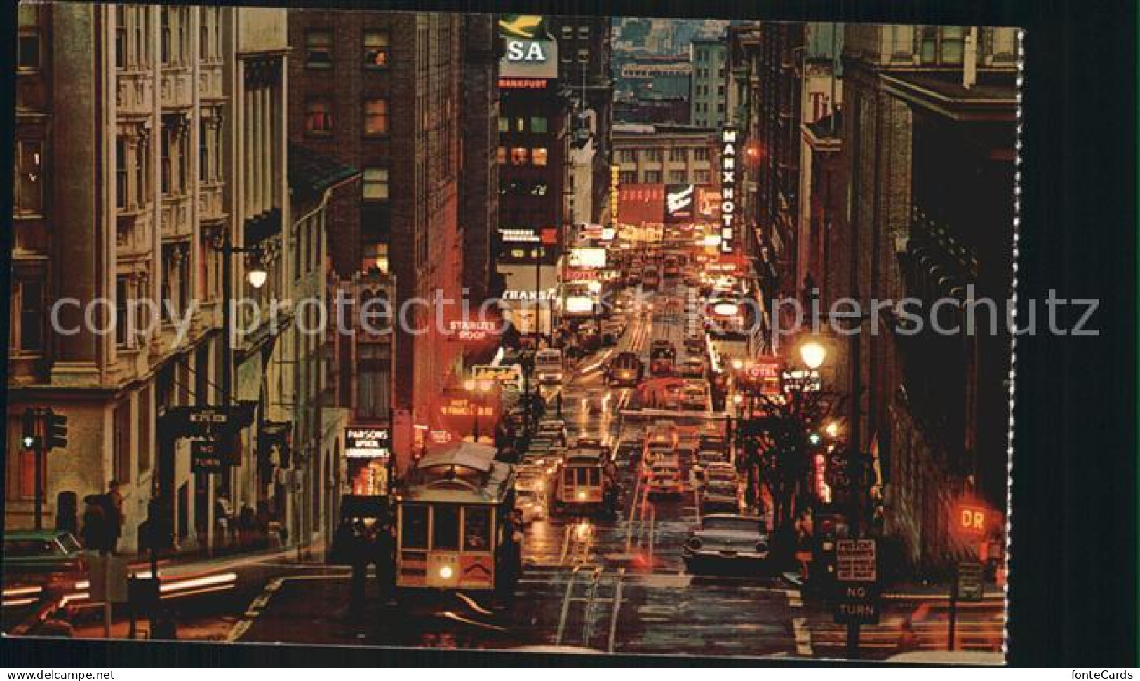 72582747 San_Francisco_California Cable Cars Powell Street Hill - Autres & Non Classés