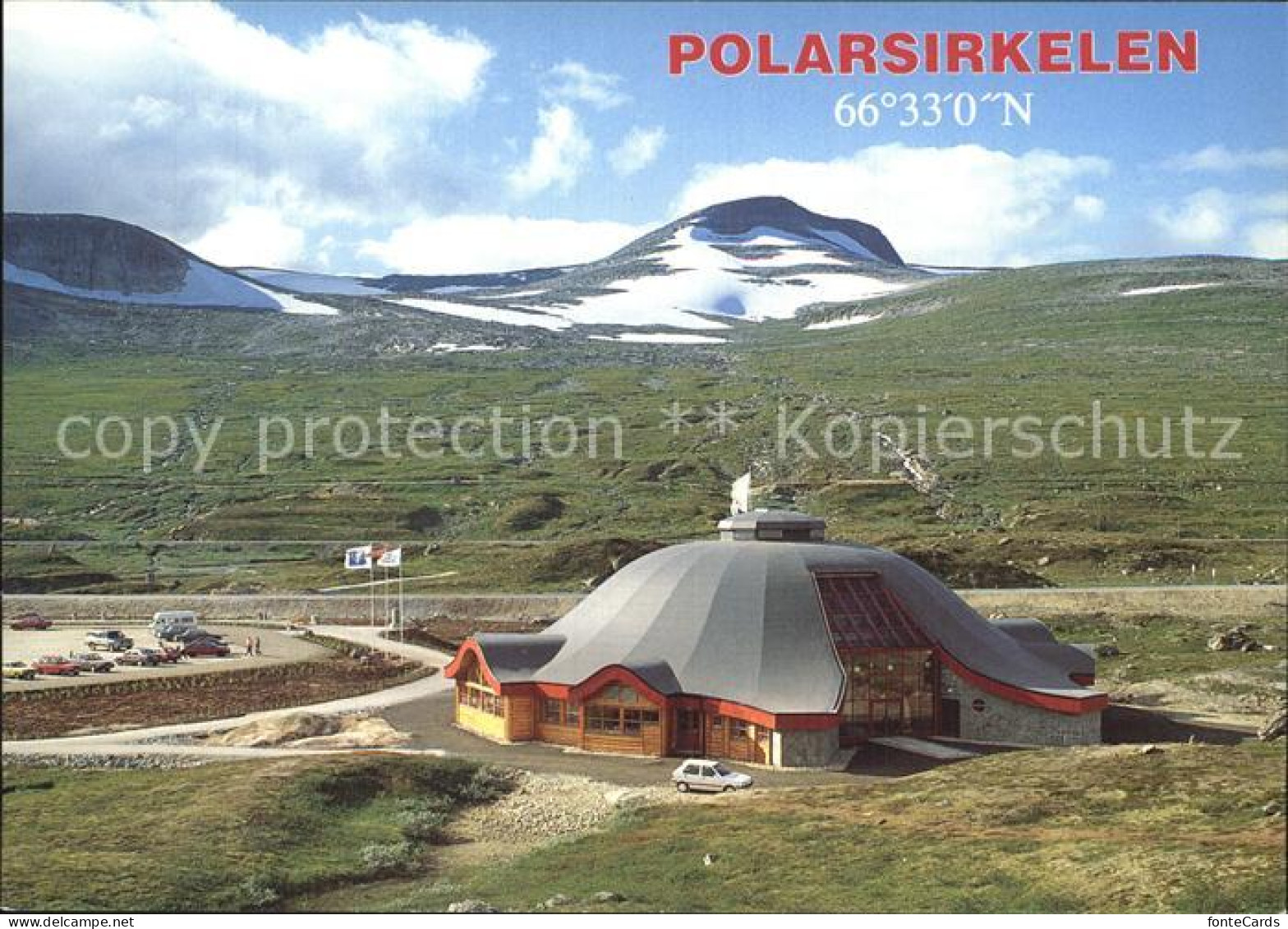 72580098 Norwegen Norge Polarsirkelen Saltfjellet Polarsirkelsenteret Norwegen - Norway