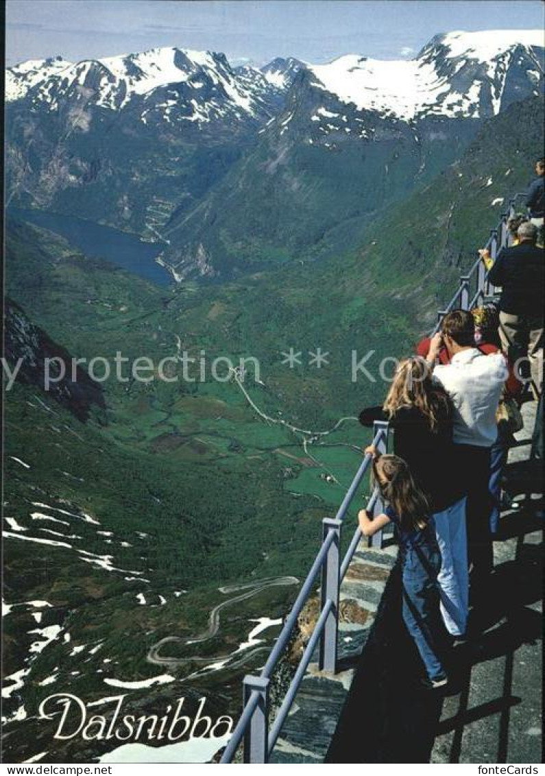 72576394 Dalsnibba Utsikt Mot Geiranger Fjord Gebirge Dalsnibba - Norvège