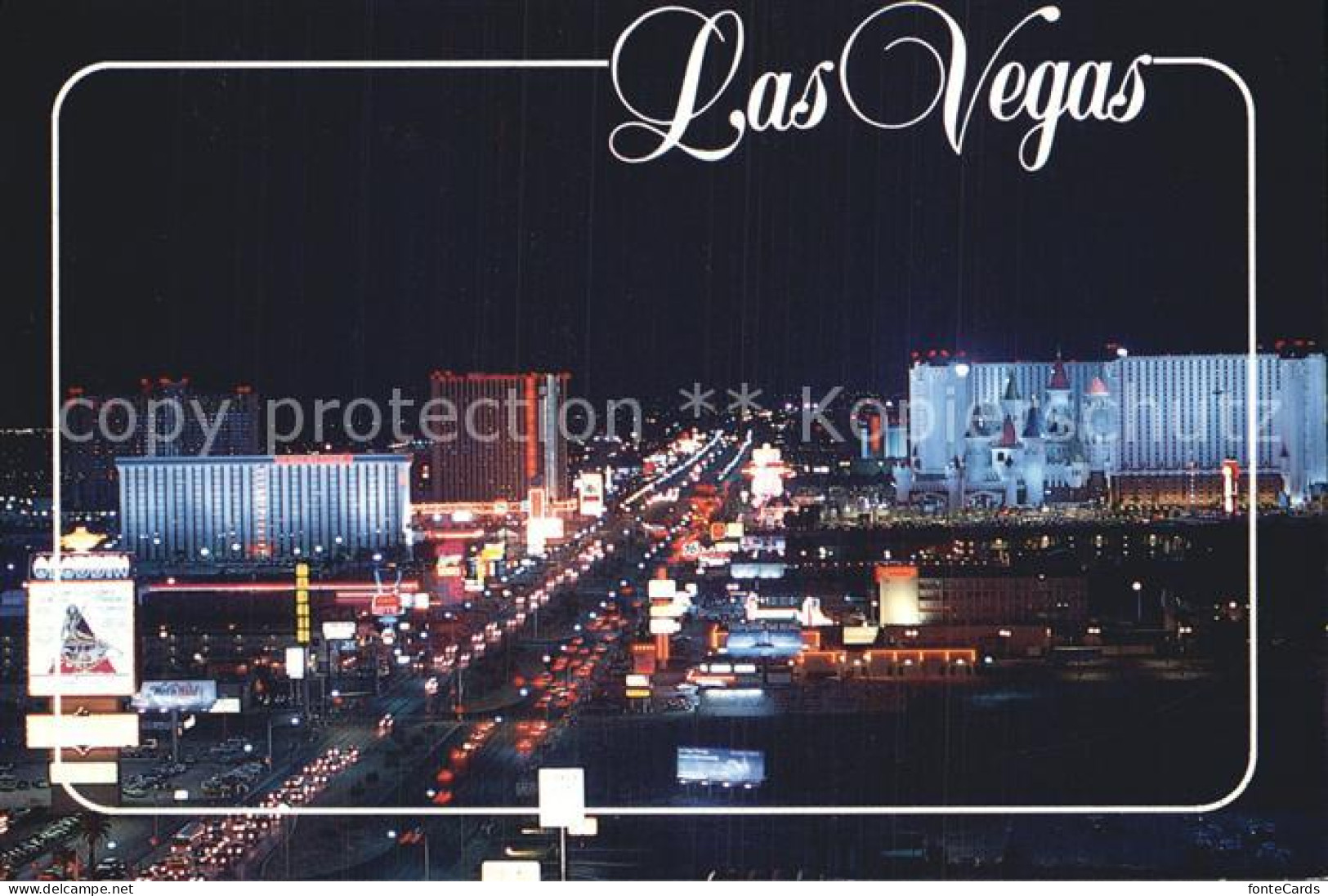 72556456 Las_Vegas_Nevada Fliegeraufnahme Bei Nacht - Andere & Zonder Classificatie