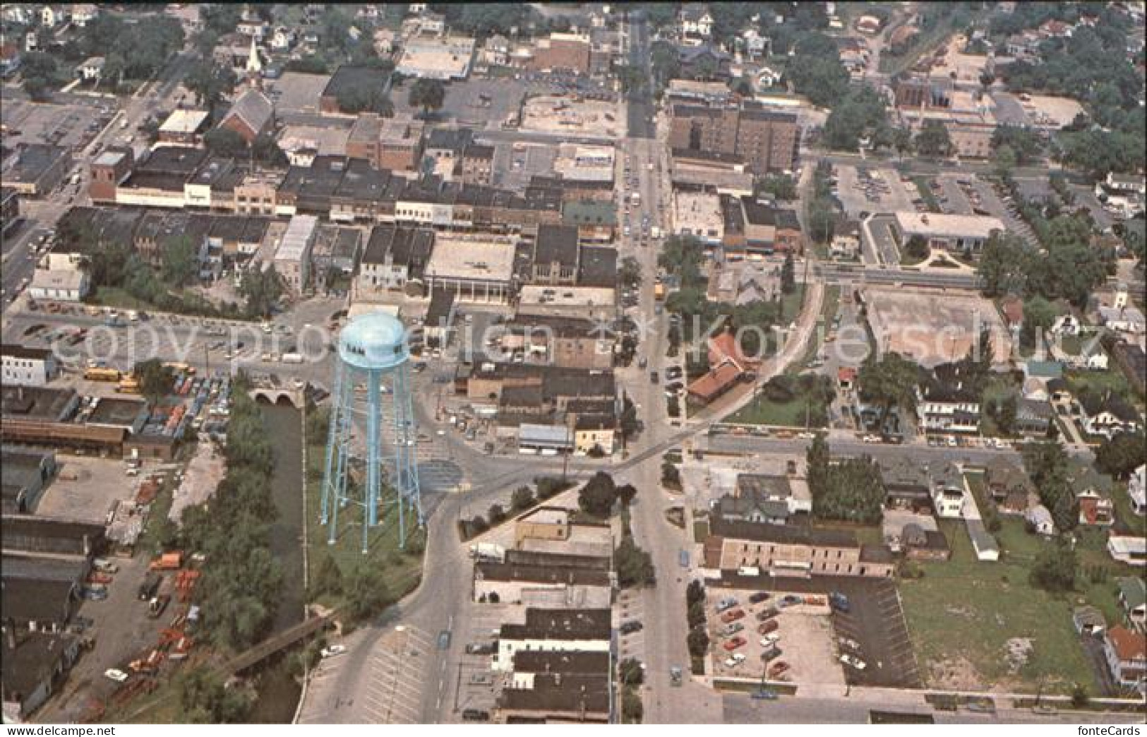 72547544 Wisconsin Aerial View Of The City Of Beaver Dam Wisconsin - Other & Unclassified