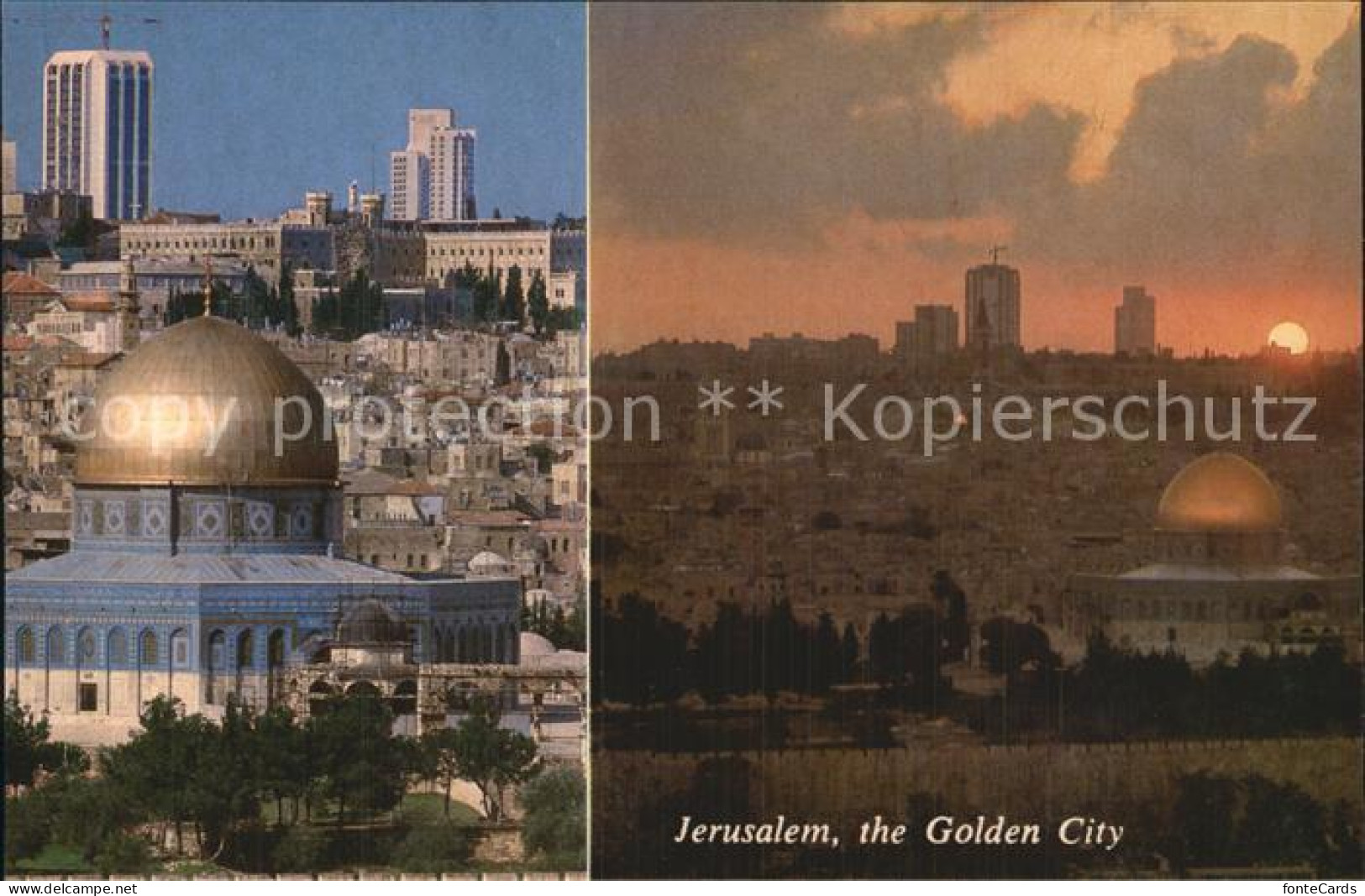 72531535 Jerusalem Yerushalayim Dome Of The Rock Golden City  - Israel