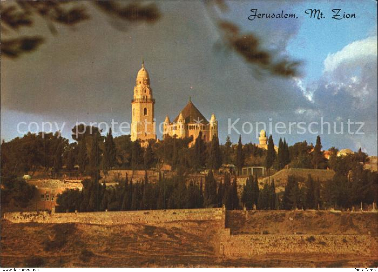 72531495 Jerusalem Yerushalayim Sunset On Mt Zion  - Israel