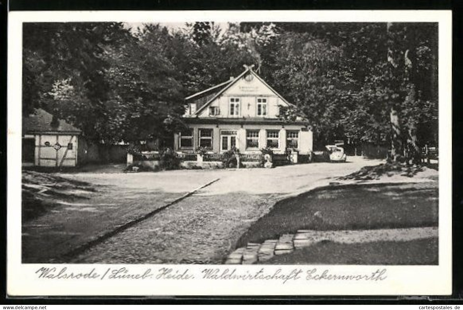 AK Walsrode /Lüneb. Heide, Waldwirtschaft Eckernworth  - Walsrode