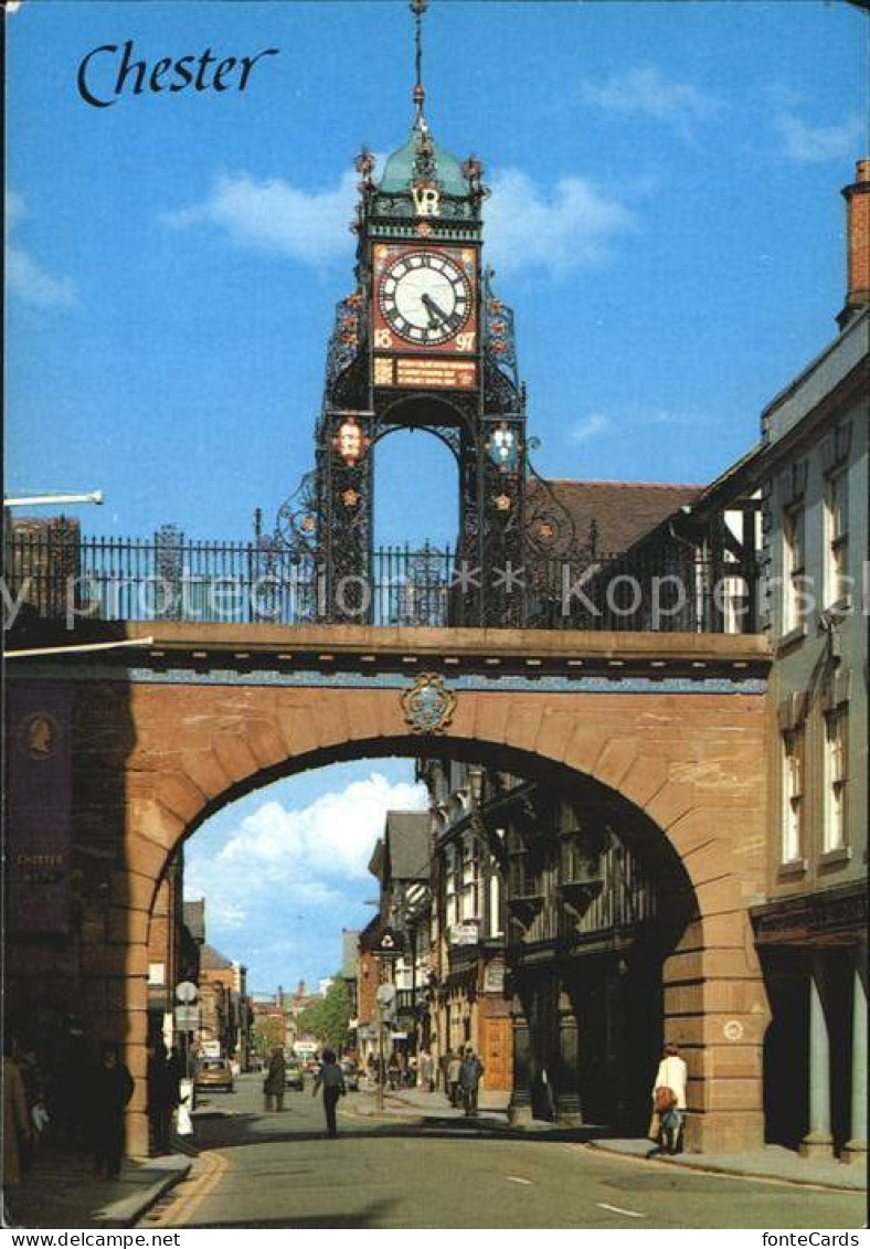 72503498 Chester Cheshire The Eastgate Chester - Sonstige & Ohne Zuordnung