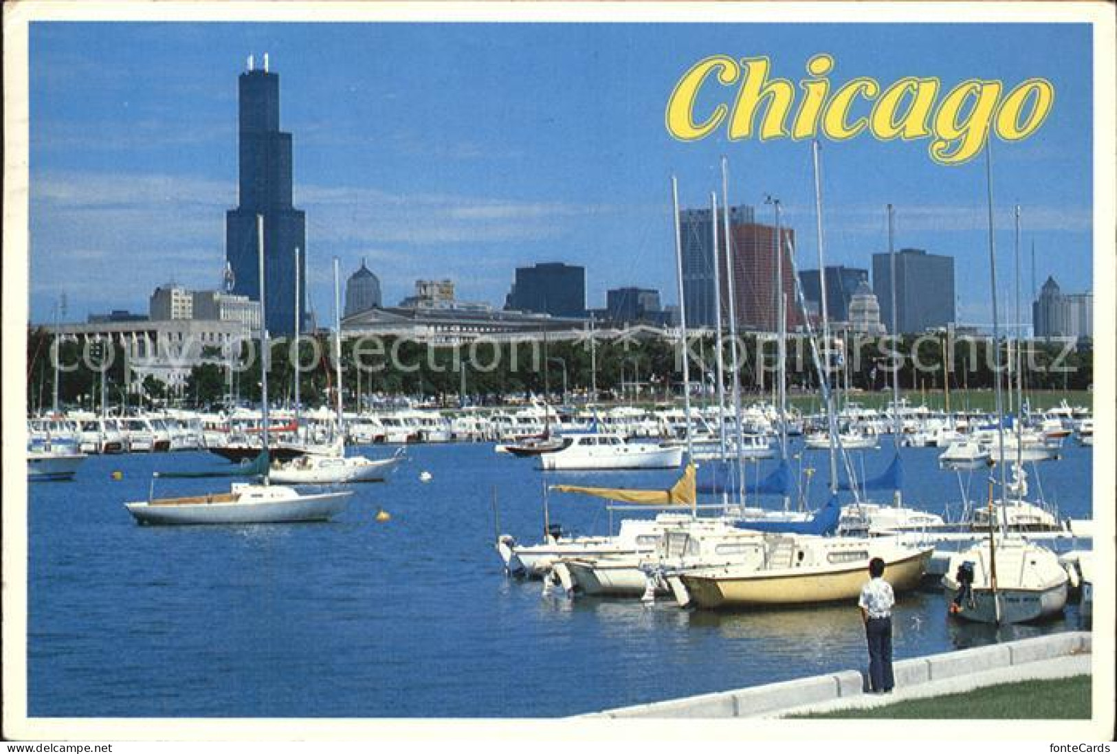 72501483 Chicago_Illinois Skyline Downtown Marina - Other & Unclassified