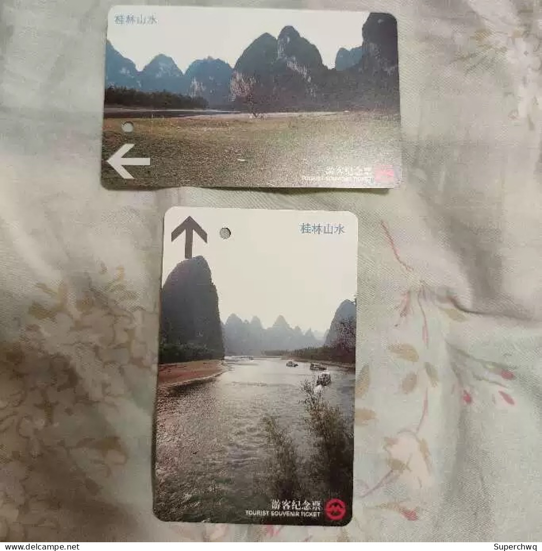 China Shanghai Metro One-way Card/one-way Ticket/subway Card,Tibet Scenery,2 Pcs - Wereld