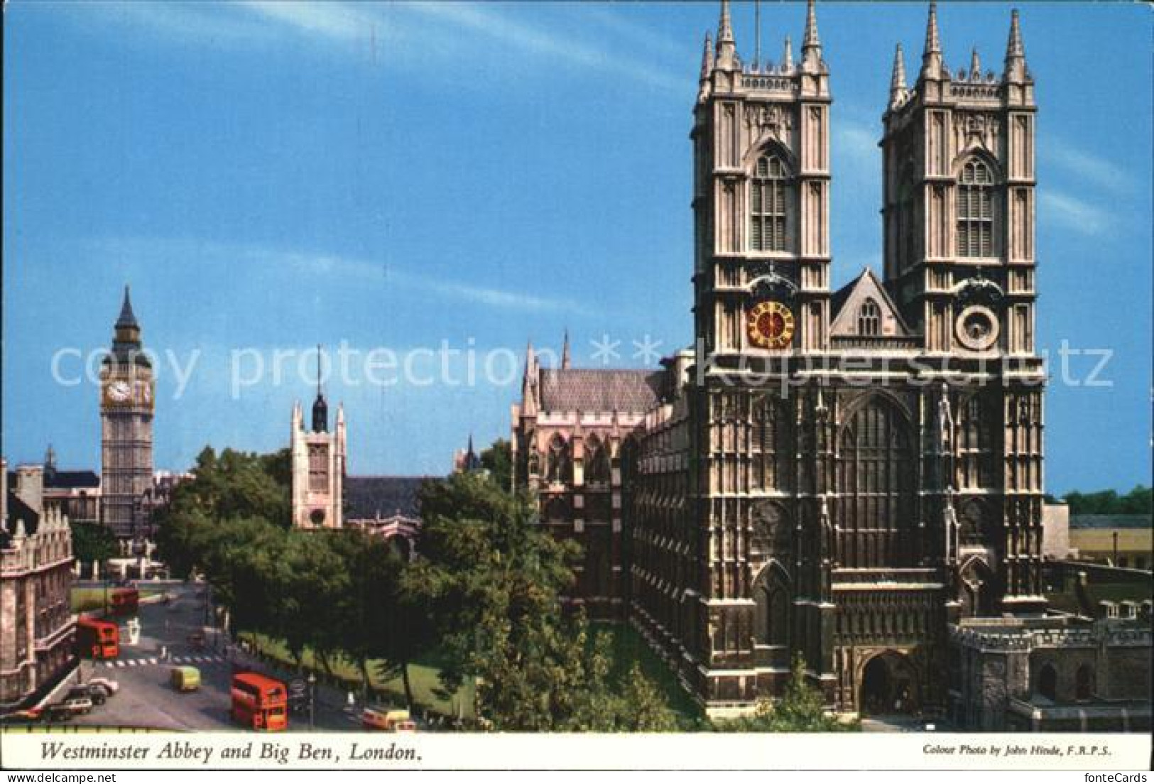 72482968 London Westminster Abbey And Big Ben - Andere & Zonder Classificatie