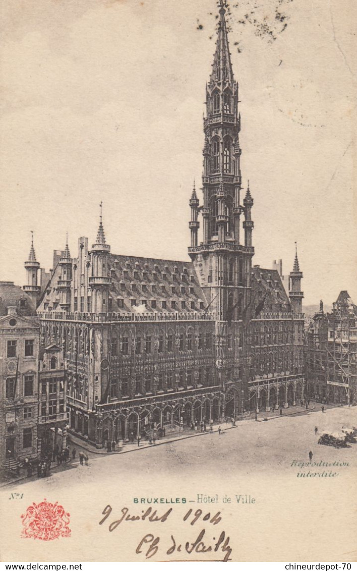 BRUXELLES HOTEL DE VILLE - Bruxelles-ville