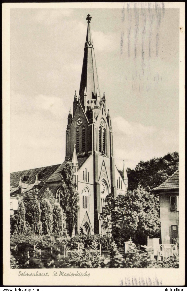 Ansichtskarte Delmenhorst Demost St. Marienkirche 1957 - Delmenhorst