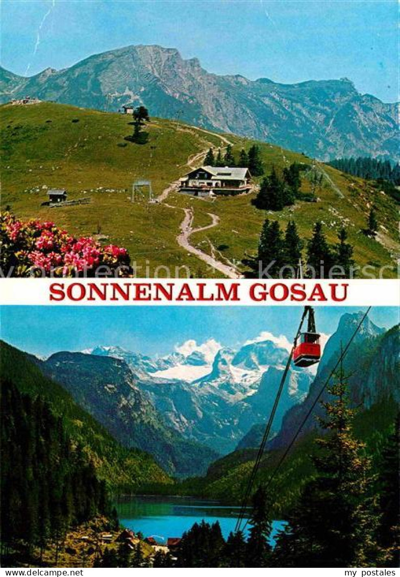 72858510 Gosau Oberoesterreich Berggasthof Sonnenalm Glocknerblick Seilbahn Gosa - Otros & Sin Clasificación