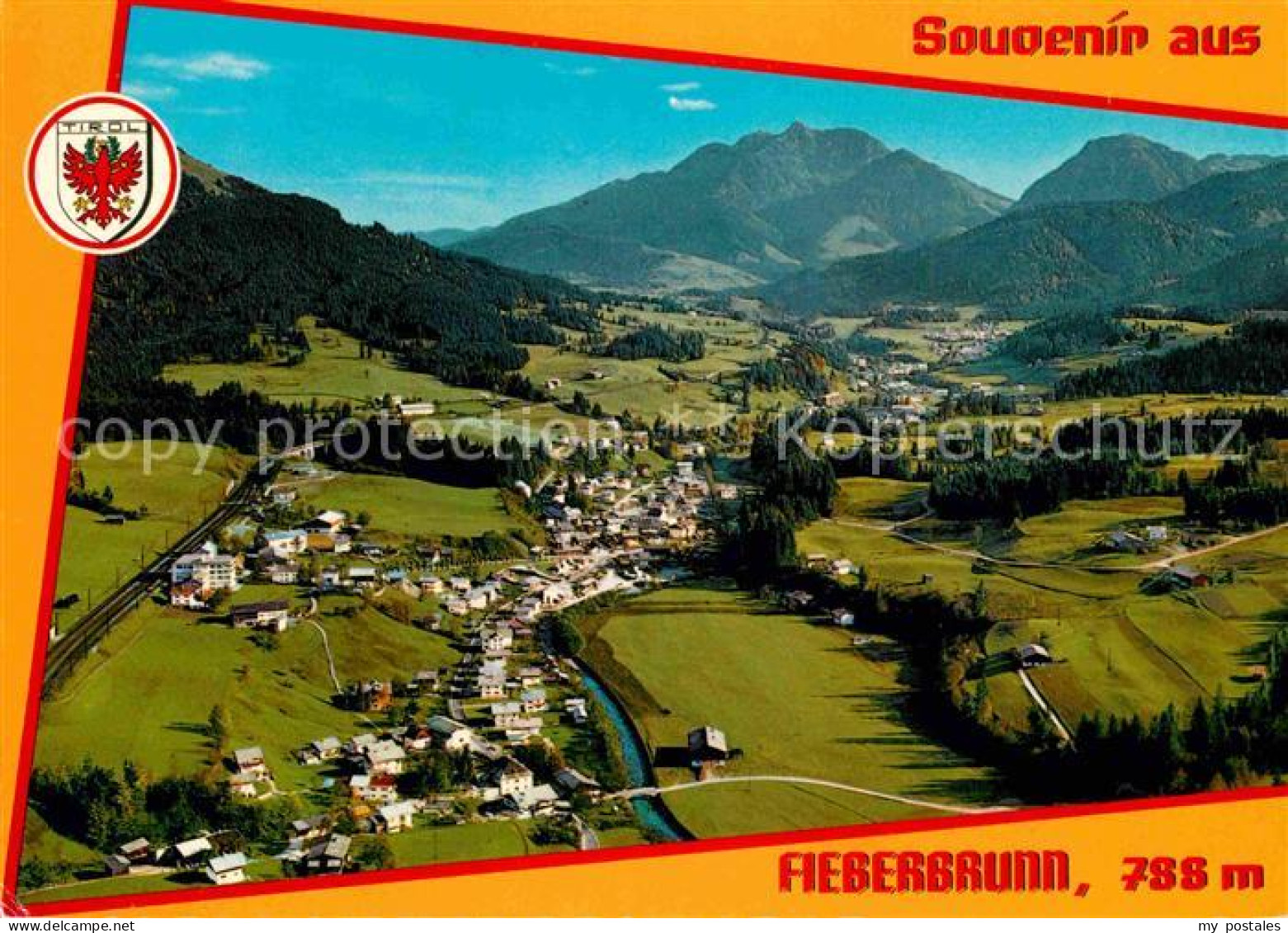 72856952 Fieberbrunn Tirol Fliegeraufnahme Fieberbrunn - Andere & Zonder Classificatie