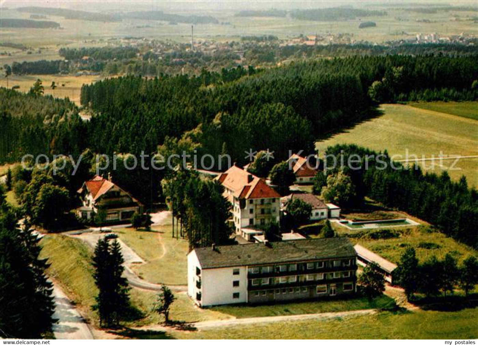 72856688 Bad Duerrheim Fliegeraufnahme Sanatorium Hirschhalde Der LVA Baden Bad  - Bad Dürrheim