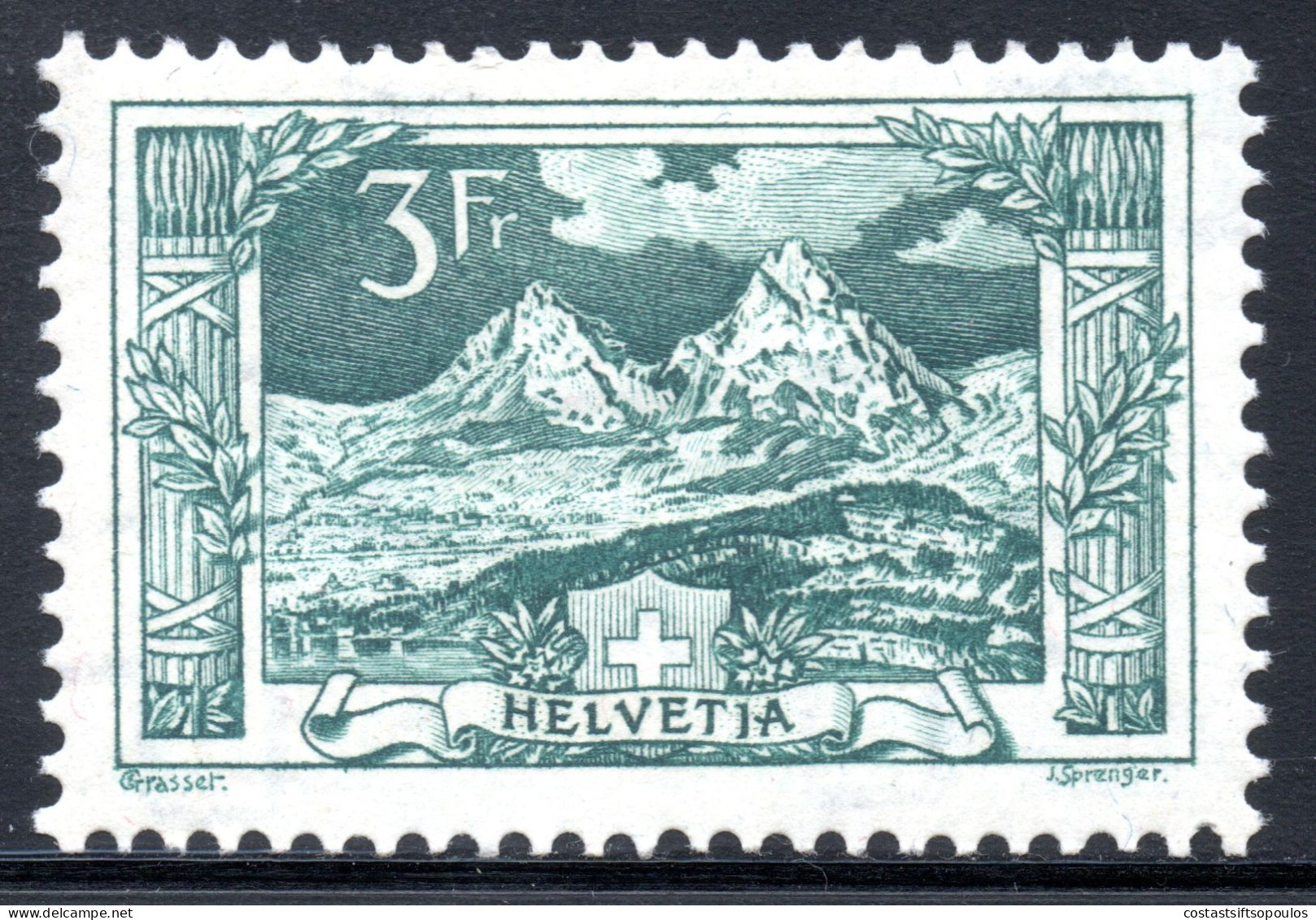 2787.  SWITZERLAND 1914 THE MYTHEN # 181 MH - Nuevos