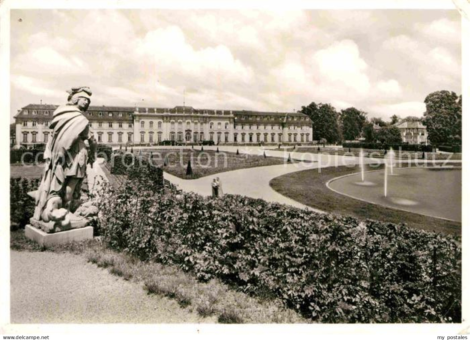 72855271 Ludwigsburg Wuerttemberg Barocke Gartenanlage An Der Suedfront Des Schl - Ludwigsburg