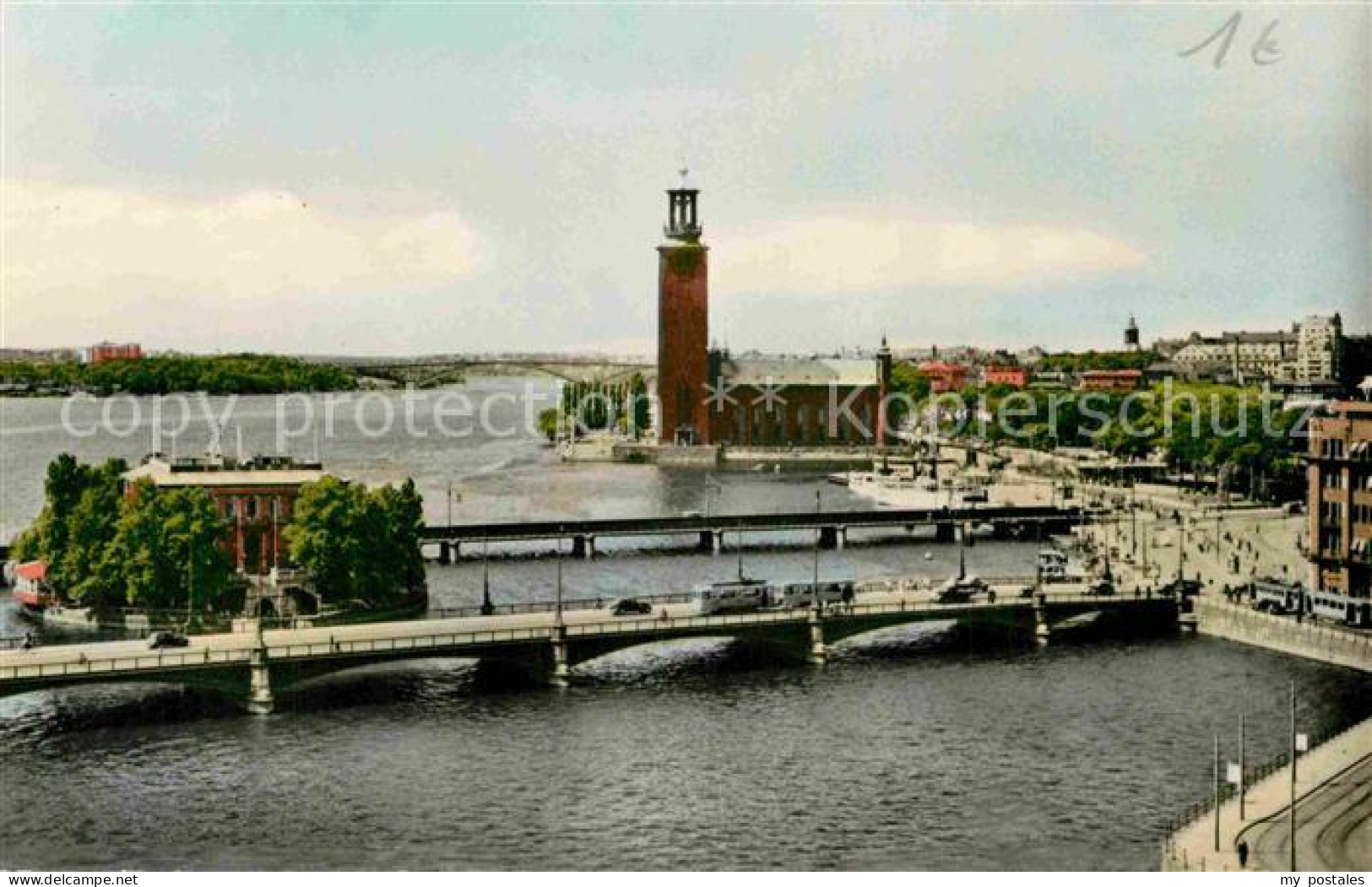 72853908 Stockholm Stroemsborg Och Stadshuset Town Hall Stockholm - Schweden