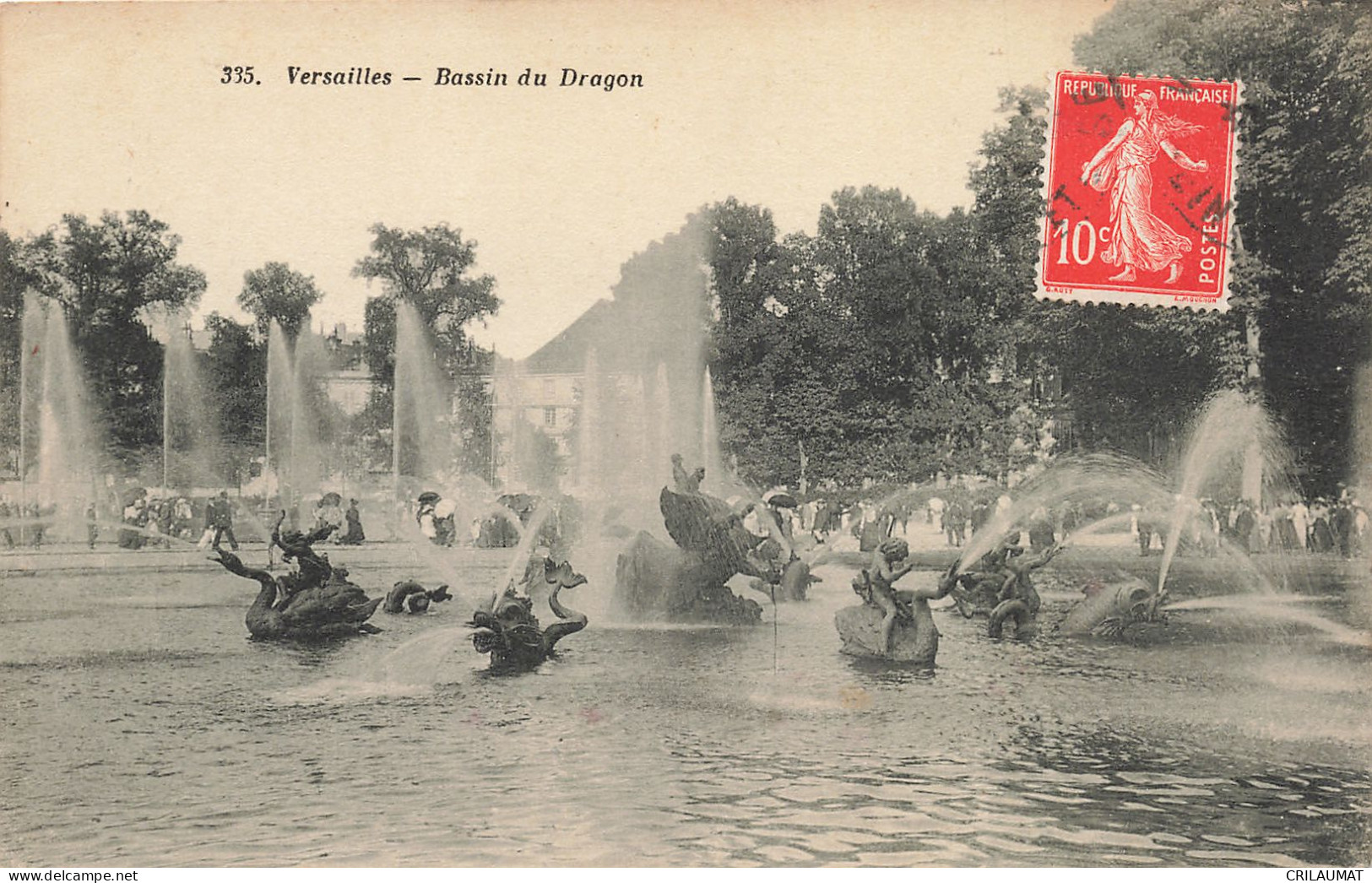 78-VERSAILLES BASSIN DU DRAGON-N°T5279-B/0111 - Versailles (Kasteel)