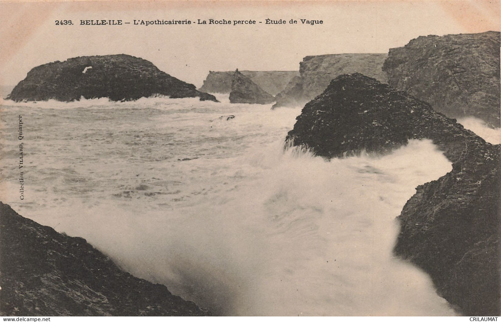 56-BELLE ILE EN MER LA ROCHE PERCEE -N°T5279-B/0015 - Belle Ile En Mer